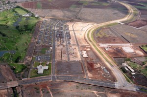 Aerial view, Kanehili, Kapolei, O'ahu