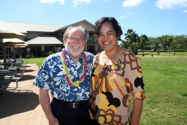 Gov. Neil Abercrombie and DHHL Director Jobie Masagatani