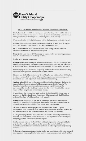 Click to download the KIUC Newsletter PDF.