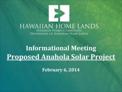 Anahola Solar Powerpoint
