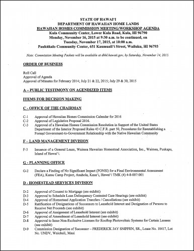 HHC Packet