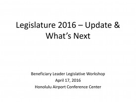 Lege Update 2016